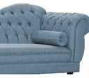 Ver imagem 3 de Recamier Divã Larissa 1,20cm Esquerdo Linho:azul/liso