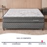 Cama Box com Colchão King Ortopédico Espuma D45 Extra Firme 193x203cm Bf Colchões - 3