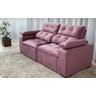 Sofá Retrátil e Reclinável 1,50m Suede Rose - 1
