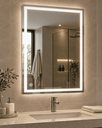 Ver imagem 7 de Espelho 4mm 60x80 Iluminação Luz LED 3 Cores 0,80x0,60 Touch Screem Toque 80x60
