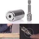 Ver imagem 2 de Jogo Kit Chave Soquete Universal Multifuncional + Adaptador de 7 a 19mm