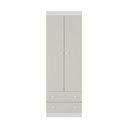 Ver imagem 7 de Guarda-roupa Infantil 62cm 2 Portas e 2 Gavetas Encanto Multimóveis Mp4446 Branco/off White
