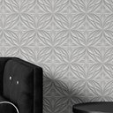 Ver imagem 1 de Papel de Parede Adesivo Efeito Gesso 3d Folha Autocolante