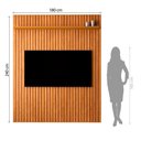 Ver imagem 2 de Painel Ripado para Tv até 75 Polegadas Intense 180cm