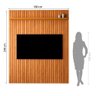 Painel Ripado para Tv até 75 Polegadas Intense 180cm - 2