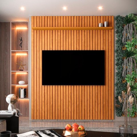 Painel Ripado para Tv até 75 Polegadas Intense 180cm