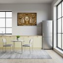 Ver imagem 2 de Quadro Decorativo Buda o Desperto - 50x70cm:moldura Branca