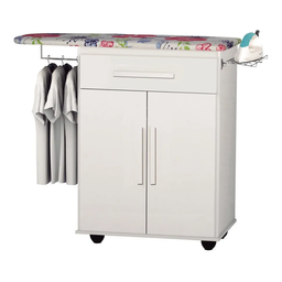 Tábua de Passar com Gabinete Branco - 1
