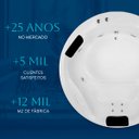 Ver imagem 5 de Banheira Redonda Taurus Completa com Hidro em Acrílico