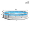 Ver imagem 5 de Piscina Estrutural Circular Clearview Completa 12.706 Litros 220v Intex