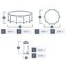 Piscina Estrutural Circular Clearview Completa 12.706 Litros 220v Intex - 6