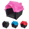 Casinha de Cachorro Cães Dog Número 5 Pet Raças Médias Plástica Desmontável Rosa N5 - 1