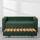 Ver imagem 3 de Sofá-Cama Mira Casal Trend Verde - 1,50m