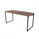 Ver imagem 3 de Escrivaninha Mesa Escritório Diretor Estilo Industrial 1,50M Kuadra
