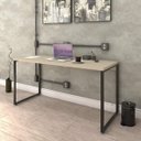 Ver imagem 1 de Mesa para Escritório Diretor Estilo Kuadra 150cm Industrial Connect Nude