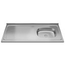 Ver imagem 7 de Pia de Cozinha com Cuba Deslocada Direita Ávila 120cm Aço Inox G01 - Mpozenato