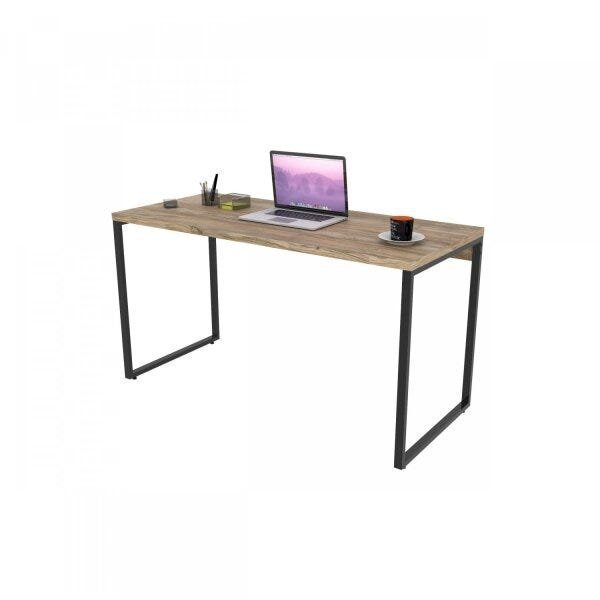 Mesa para Escritório Office Estilo Industrial 135cm Kuadra  - 5