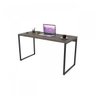 Escrivaninha Mesa Escritório Office Estilo Kuadra 135cm Industrial Carvalho Dark - 5