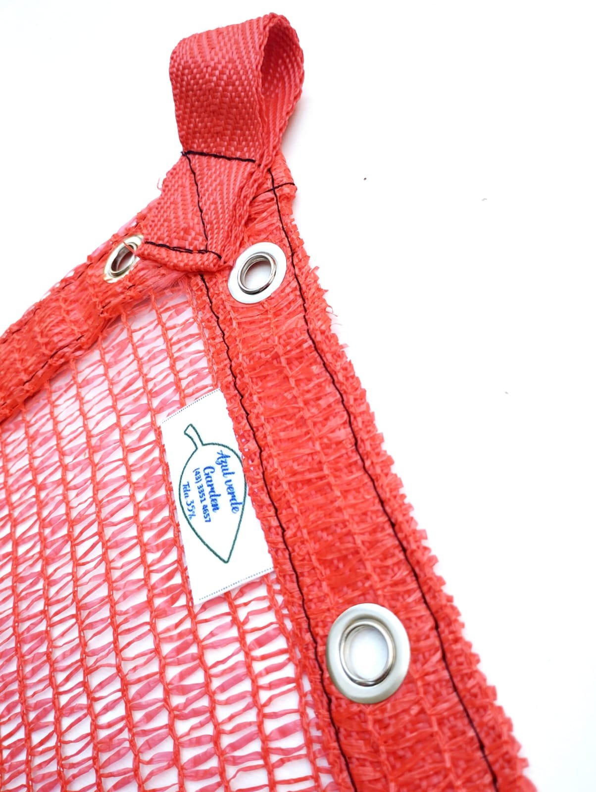 Tela Sombrite 35% Vermelho 3m X 5m Solpack Agronet - Azul Verde Garden - 3