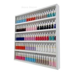Nicho Organizador Expositor 200 Esmaltes 5 Prateleiras Nd Cor Branco - 2