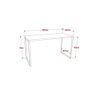 Escrivaninha Mesa Escritório Office Estilo Industrial 135cm Kuadra - 4