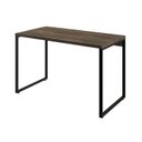Ver imagem 6 de Escrivaninha Mesa Escritório Office Estilo Kuadra 120cm Industrial Carvalho Dark Marrom