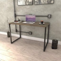 Mesa para Escritório Office Estilo Industrial 120cm Kuadra  - 2