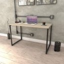 Ver imagem 1 de Mesa para Escritório Office Estilo Kuadra Compace 120cm Industrial Connect Nude