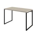 Ver imagem 3 de Escrivaninha Mesa Escritório Office Estilo Kuadra 120cm Industrial Snow Bege
