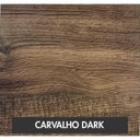 Ver imagem 6 de Escrivaninha Mesa Escritório Office Estilo Kuadra 90cm Industrial Carvalho Dark
