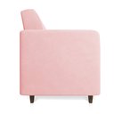 Ver imagem 5 de Sofá 03 Lugares Arezzo Suede Rosa Bebê Pés Chanfrado Tabaco - D'rossi