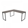Mesa de Escritório em L Estilo Industrial 1,50Mx1,50M Kuadra Compace - 3