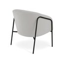 Ver imagem 7 de Poltrona Sala Industrial Alta Preto Kit 2 Stella Suede Cinza D03 - D’Rossi