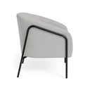 Ver imagem 6 de Poltrona Sala Industrial Alta Preto Kit 2 Stella Suede Cinza D03 - D’Rossi