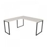 Mesa de Escritório em L Estilo Industrial 1,50Mx1,50M Kuadra Compace - 3