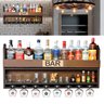 Barzinho Para Sala Bar Adega Parede: Espaço otimizado, bebidas organizadas! - 1