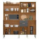 Ver imagem 2 de Kit para Cozinha Ambiente Pitaya Amêndola Grafito Prime Tx - Demóbile