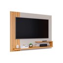 Ver imagem 4 de Painel Home P/tv até 50 Polegadas Dunas Ripado C/ Prateleiras 135x108cm Off White/nature - Permó
