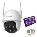 Ver imagem 1 de Camera Wifi 360° Im7 S Intelbras + Cartão 64gb Wd Purple