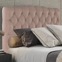 Ver imagem 2 de Cabeceira Casal 138 cm Milan Veludo Rose Soon