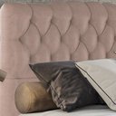 Ver imagem 6 de Cabeceira Casal 138 cm Milan Veludo Rose Soon