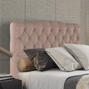 Ver imagem 7 de Cabeceira Casal 138 cm Milan Veludo Rose Soon
