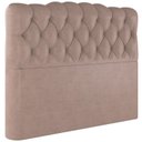 Ver imagem 1 de Cabeceira Casal 138 cm Milan Veludo Rose Soon
