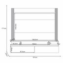 Ver imagem 3 de Home Suspenso Astor Cinamomo Off White - Hb Móveis