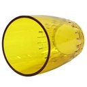 Ver imagem 2 de Copo Crippa 300ml Plástico Trama Amarelo Água Suco Refrigerante Escolar Refeitório Lanche