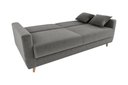 Ver imagem 4 de Sofá Cama Emília 2 Lugares 190cm Suede Cinza Matrix