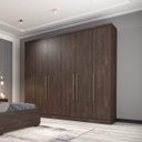 Ver imagem 1 de Guarda-Roupa Casal 6 Portas 4 Gavetas Londres Tcil Móveis