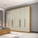 Ver imagem 1 de Guarda-Roupa Casal 6 Portas 4 Gavetas Londres Tcil Móveis