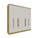 Ver imagem 2 de Guarda-Roupa Casal 6 Portas 4 Gavetas Londres Tcil Móveis
