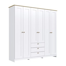Guarda-roupa 6 Portas e 3 Gavetas Americano - 3